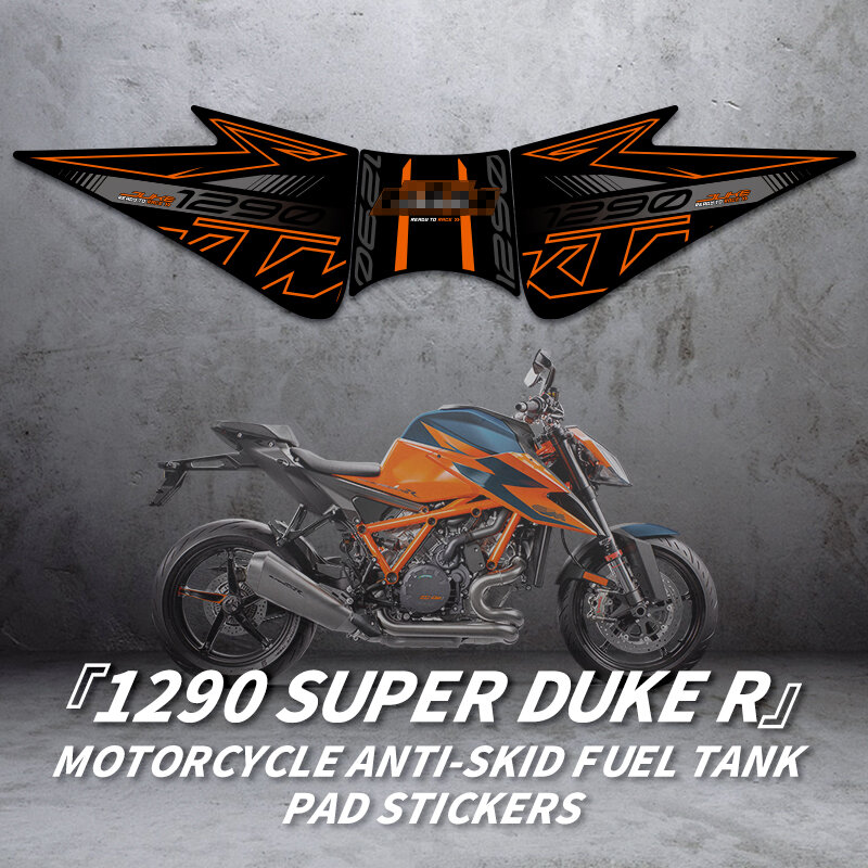 Utilizzare per KTM 1290 Super Duke R accessori moto Area serbatoio carburante adesivi resistenti all'abrasione decorazione e decalcomanie di protezione