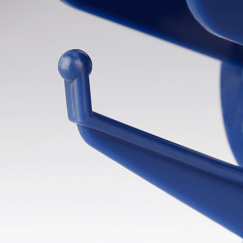 Estante de brida ecuestre, equipo estable, color negro, recubierto de plástico, Color Azul Marino