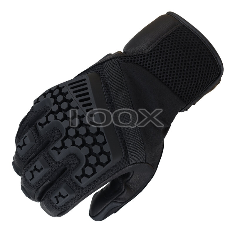 New Revit Sand 3 Trial Motorcycle Adventure Touring Ventilated Gloves Genuine Leather Motorbike Gloves