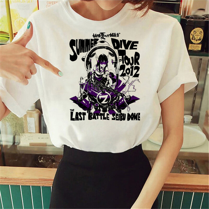 Y2k Tops t shirt women designer Tee girl anime clothing