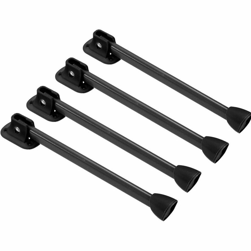 Patas de mesa plegables para el hogar, repuesto de patas de metal extraíbles de 25cm, color negro, accesorios para mesa de comedor