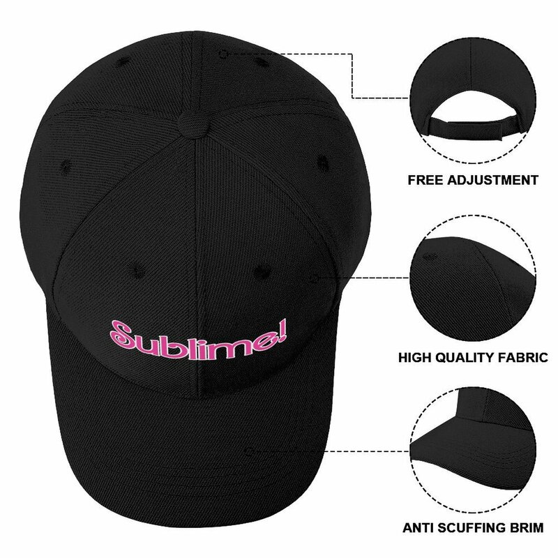 Sublime!- Horizontal Baseball Cap Ball Cap Luxury Brand Designer Hat custom Hat Women's Golf Clothing Men's