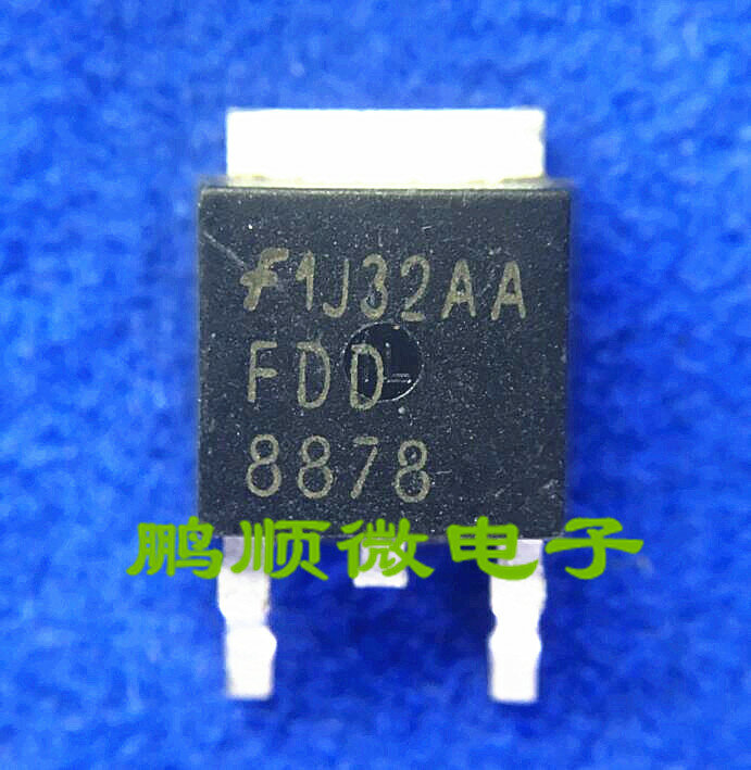 30pcs 오리지널 신제품 FDD8878 N-채널 MOS 전계 효과 트랜지스터, 40A 30V TO-252