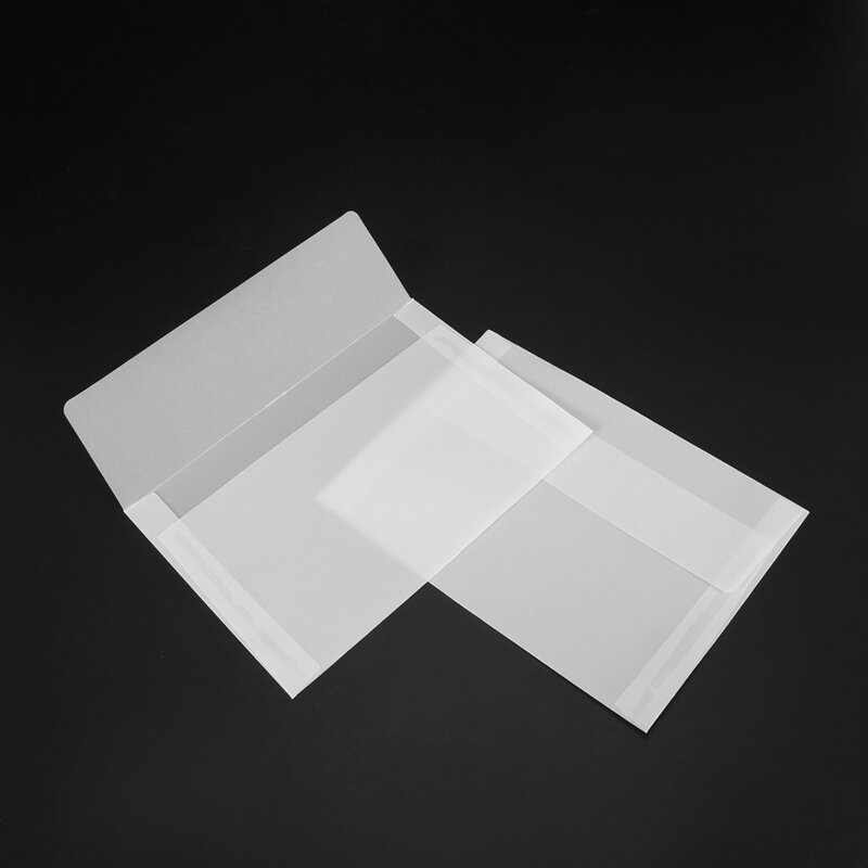 100Pcs/Lot Blank Translucent Vellum Envelopes Diy Multifunction Gift Card Envelope