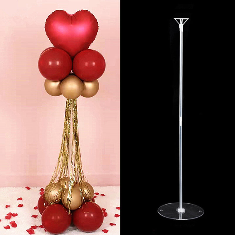 Balões Stand for Birthday Party Decoration, suporte de balão, vara para mesa de casamento, acessórios para casa, 70cm
