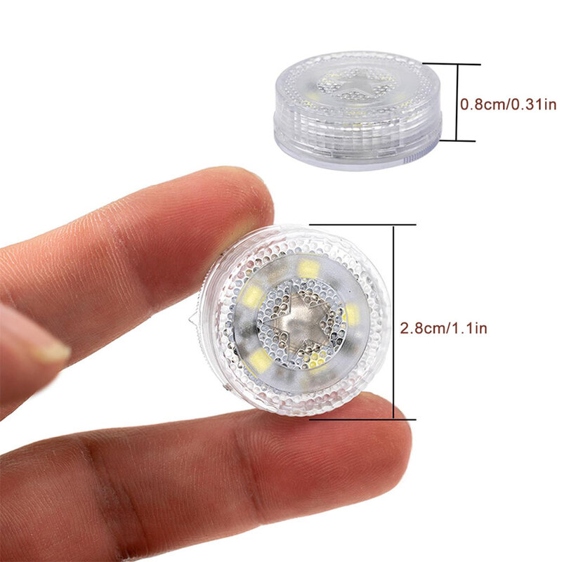 1 Pc Auto Small Interior Touch Switch Light 5LED Sensor Roof Reading Bulb Ceiling Lamp 5V 1A 5x5x4cm For Car Door Storage Boxe