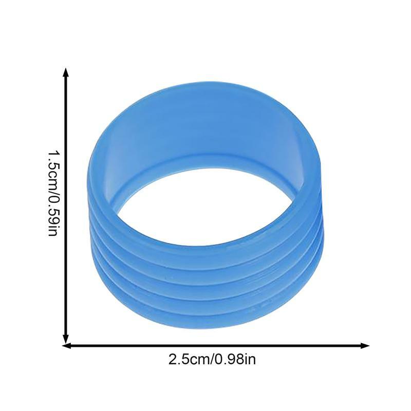 1Pcs Rubber Tennis Racket Grip Sealing Ring Tennis Racket Handle Rubber Ring Band Over grips Fixed Stretchy Sports Accessories
