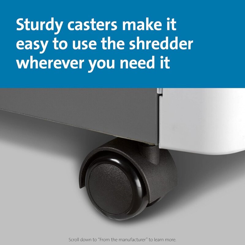 Kensington Paper Shredder - New OfficeAssist 300-Sheet Auto-Feed Micro Cut Anti-Jam Heavy Duty Shredder with 15.8 gallons Pullou