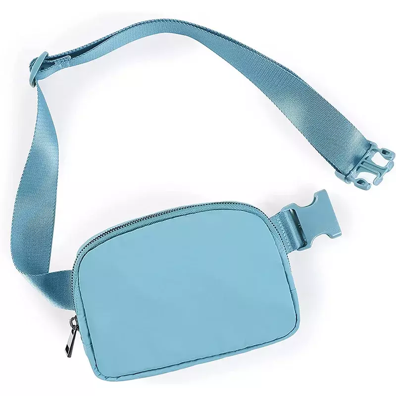 Impermeável Oxford tecido Crossbody Bag, Textura resistente a riscos, Esportes ao ar livre e lazer telefone, Saco de cintura