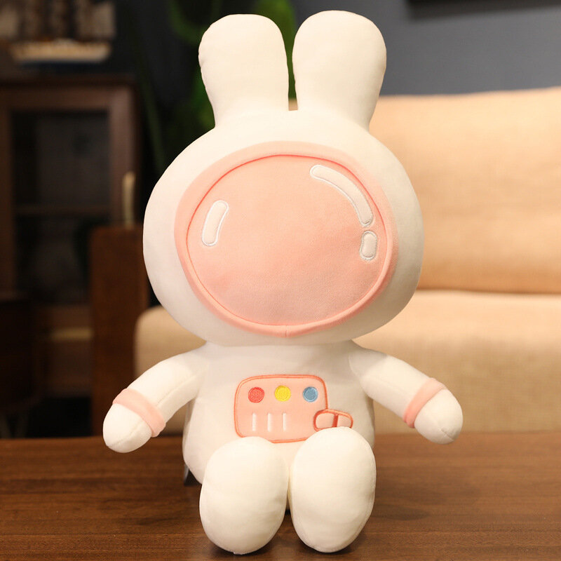 1Pcs Cute Soft Stuffed Animals Rabbit Astronaut Fun Lovely Space Rabbit Plush Toy Home Decor For Kids Appease Toys Birthday Gift