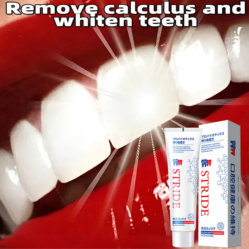 Removedor de cálculo Dental, pasta de dientes blanqueadora, eliminación de olores bucales, mal aliento, prevención de Periodontitis, limpieza Dental, nuevo