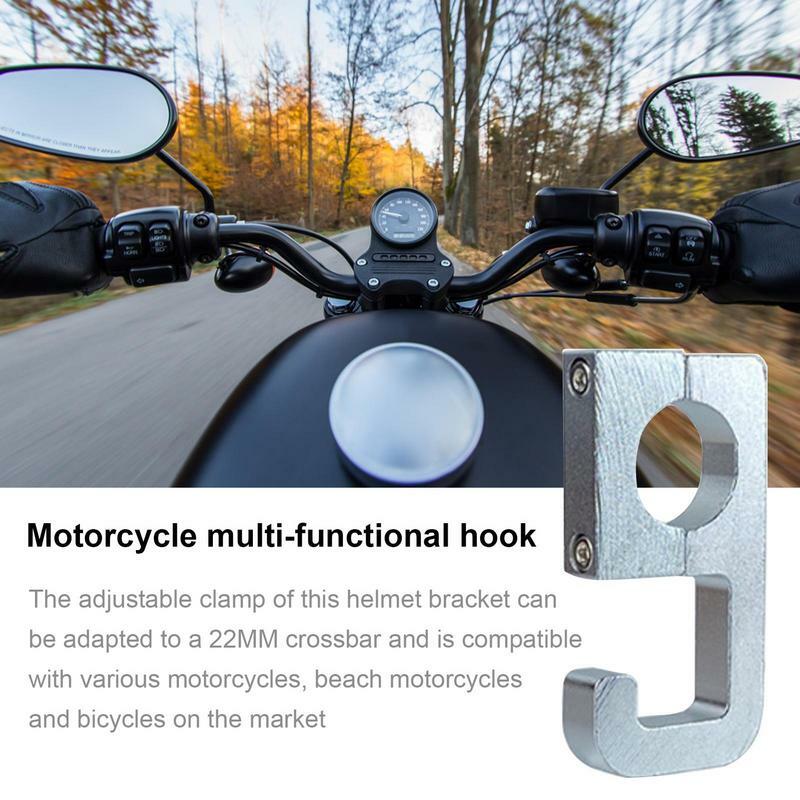 Wieszak do wieszak na kierownicę motocykla hak stabilizator poprzeczny uchwyt kaski motocyklowe rolka uchwyt na piłkę haki aluminiowe