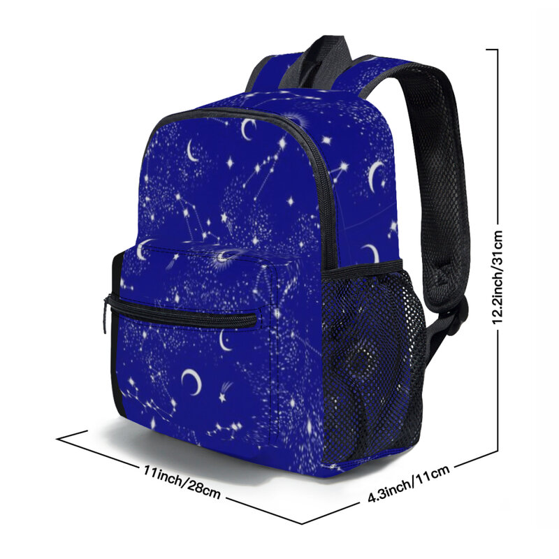 Tas punggung sekolah anak, tas ransel luar angkasa, tas sekolah anak-anak, tas sekolah TK, tas punggung bayi motif konstelasi Galaxy Space