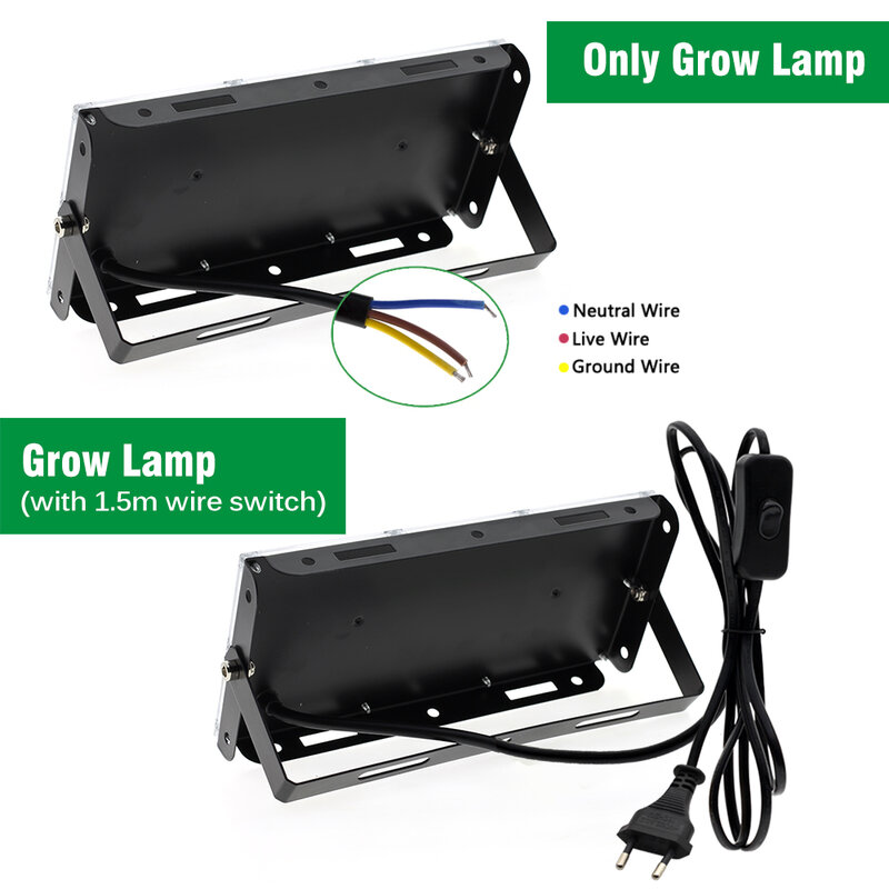 Lampe horticole de croissance LED 220V, 50/100/200/300W, éclairage hydroponique pour serre/tente/graines