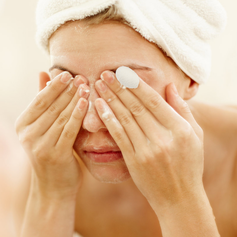 100 pz cura della pelle Scrub bellezza pulizia seta viso baco da seta palla naturale