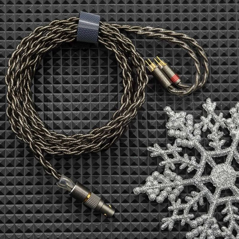 DUNU-MINI cable de auriculares HULK Pro Furukawa, cable de cobre de un solo cristal con 2,5/3,5/4,4mm, 3 conectores q-lock PLUS 0,78mm/MMCX