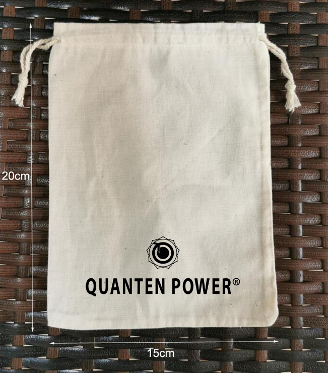 1000 szt. 10x1 5cm torby bawełniane z Logo Hairlexier + (1000 szt. 10x15cm + 1000 szt. 15x20cm) torby bawełniane z Logo Quanten Power