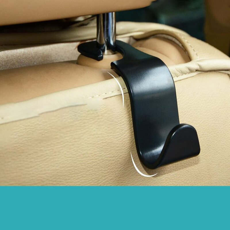 New Universal Car Seat Back Hook Pp Portable Hanger Holder Storage For Car Bag Car Interior Accessories 1 Piece