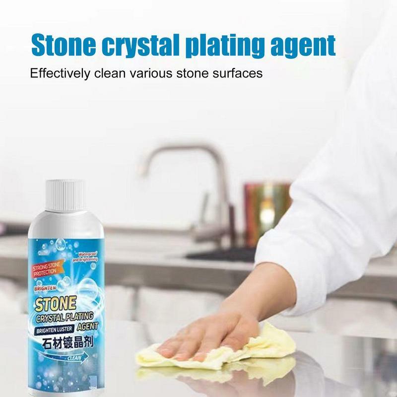 100ml Marble Crystal-Plating Agent Anti-corrosion Stonework Polishing Coating Agent Countertop Tile Scratch Repair Sealer