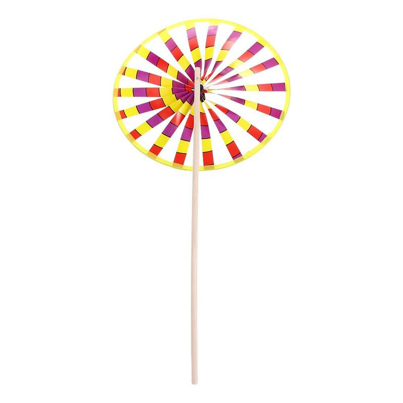 Interest Fun Garden Decoration Outdoors Toy For Kids Wind Spinner Rotating Toys Single Layer Windmill Windmill Toys
