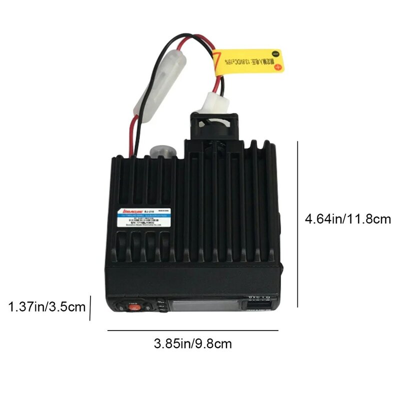 Baojie BJ-218 mini auto walkie talkie 10km 25w dualband vhf/uhf 136-174mhz 400-470mhz 128ch mini zwei wege autoradio transceiver