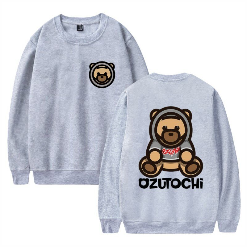 Ozuna Merch Ozutochi kaus oblong lengan panjang Crewneck untuk pria/wanita uniseks Musim Dingin bertudung tren Cosplay Streetwear
