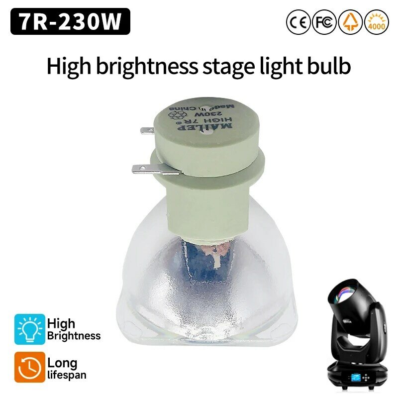 230w 7R Bulb ForMoving Head Light Sharpy Moving Head 230w Watt Dj Club Stage Equipment Lumilites Beam Spot 7R lamp