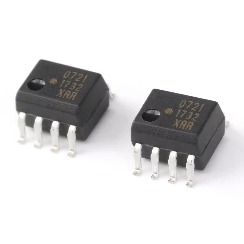 10pcs/Lot HCPL-0721-500E SOP-8 HCPL-0721 High Speed Optocouplers 25MBd 1Ch 150mA Operating Temperature:- 40 C-+ 85 C