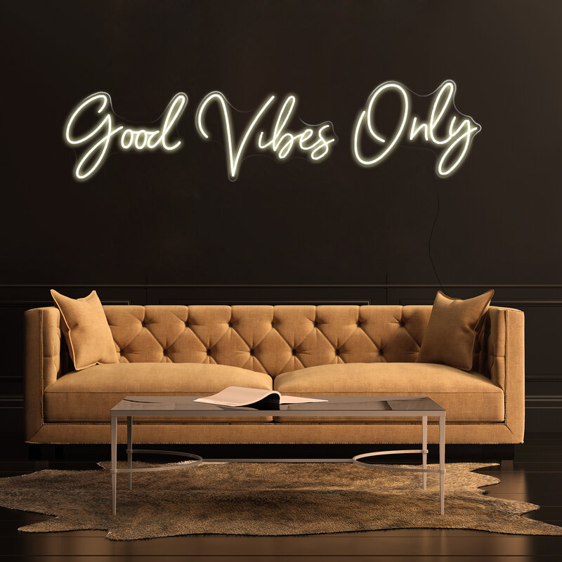 Good Vibes Only LED Signs For Wall Decor, Neon Light For Birthday Party  for Women Girls Bedroom