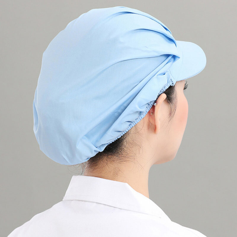 Dustproof Cooking Cap Breathable Hotel Waiter Cap New Elastic Kitchen Hat Men Women Chef Hat Factory Worker Uniform