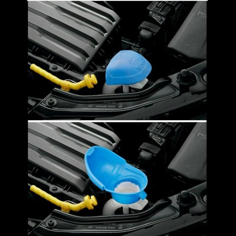 Tapa de líquido para limpiaparabrisas de plástico, tapa de líquido azul para Audi, Volkswagen, Agens, SKODA, 6V0955485