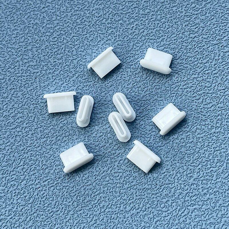 10/30/50PCS Type-C Silicone Dust Plugs Phone USB Charging Port Protector   Cover Type C Anti-dust Cap for Samsung Xiaomi Huawei