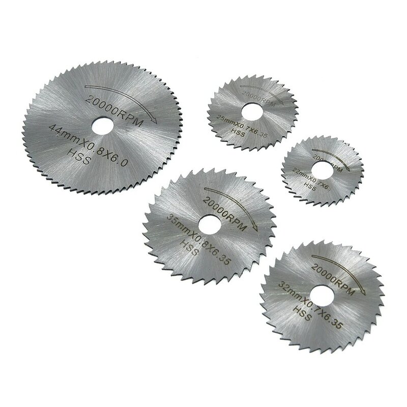 HSS Cutting Disc Rotary Tool Accessories Compatialble For Wood Plastic Cutting High Speed Steel Circular Saw Blades For Dremel