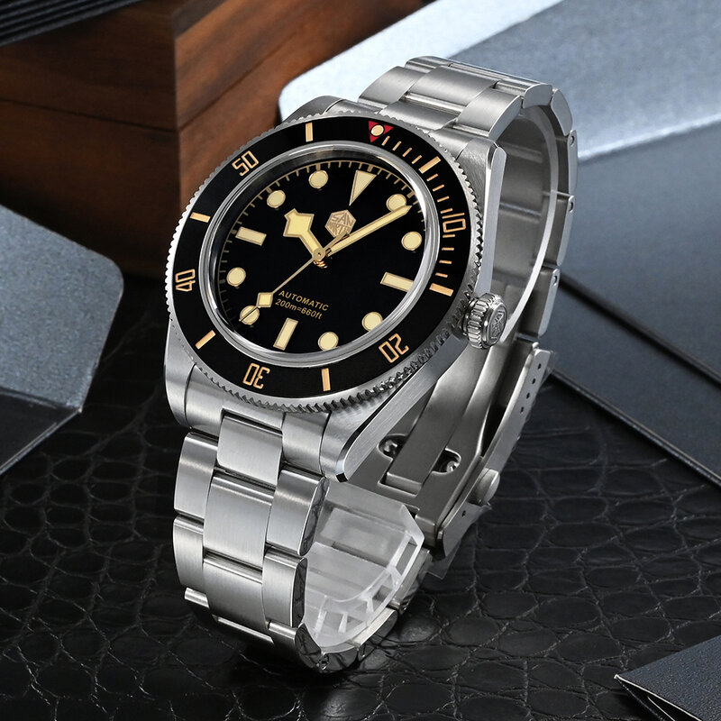 New San Martin Men Machinery Watches 40MM Diver BB58 Sapphire Stainless Steel Waterproof Watch PT5000 Automatic Reloj Hombre
