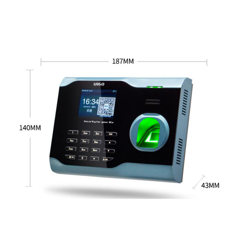 Dispositivo de reconocimiento de huella digital U160 biométrico, WIFI integrado, asistencia, Software SDK gratuito