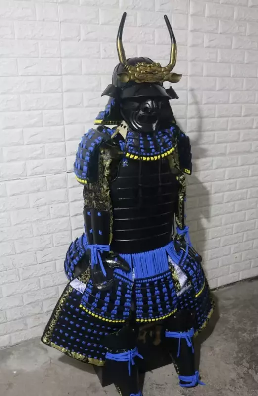 FRP material Japanese Samurai Armor Cosplay Movie Ordinary Warrio Stage Performance Costs Handdragged Real Armor Japanese Armors
