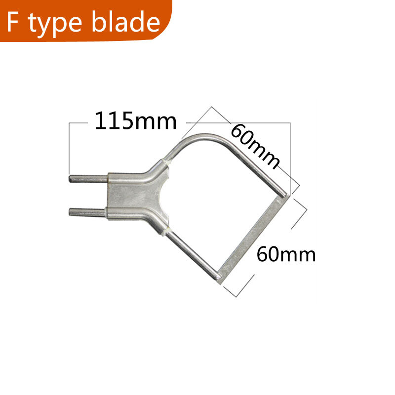 80W Elektrische Hand Held Hot Knife Cutter Blade Voor Nylon Stof Touw Riem Snijden R Type Blade En F type Cut Doek Accessoires