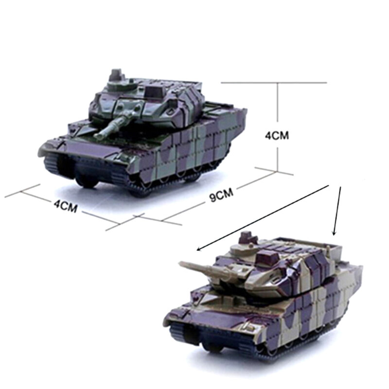 Leger Groene Tank Kanon Model Miniatuur 3d Speelgoed Hobby Kinderen Educatief Geschenk
