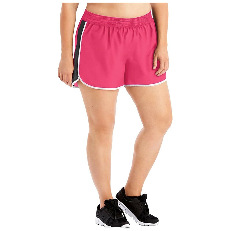 Pantaloncini sportivi estivi da donna Yoga Fitness Running pantaloncini traspiranti da donna elasticizzati in vita pantaloncini larghi casuali di grandi dimensioni