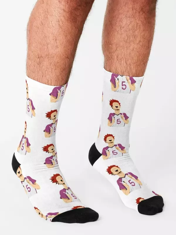 Tendou, поющие носки, оптовая продажа, теплые носки, футбольные Дизайнерские мужские носки, женские носки