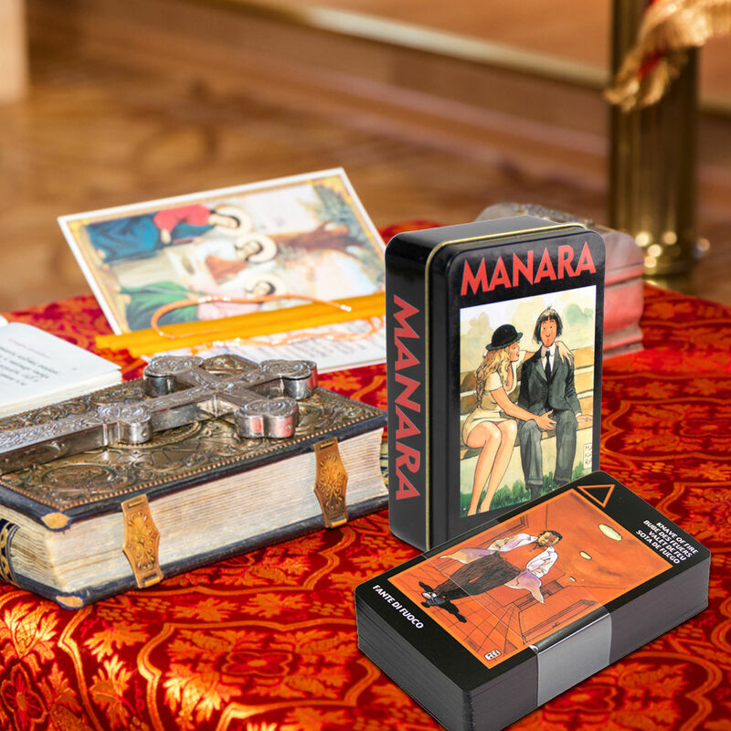 Kartu Tarot Tahan Lama Tarot Erotis Ditetapkan dengan Kotak Tarot Seks dan Astrologi Gabungan Alat Ramalan Gaya Lucu dan Cerdas Berwarna-warni
