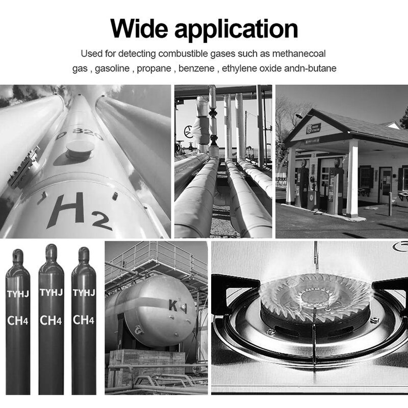 Detector de fugas de Gas portátil, Analizador de concentración de Gases, herramientas de fugas, HT61