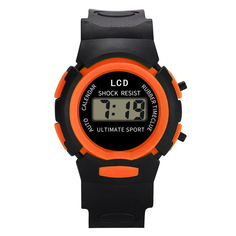 Jam tangan Digital anak perempuan, jam tangan olahraga Analog Led elektronik tahan air, jam tangan luar ruangan Digital warna pelajar merek mode baru