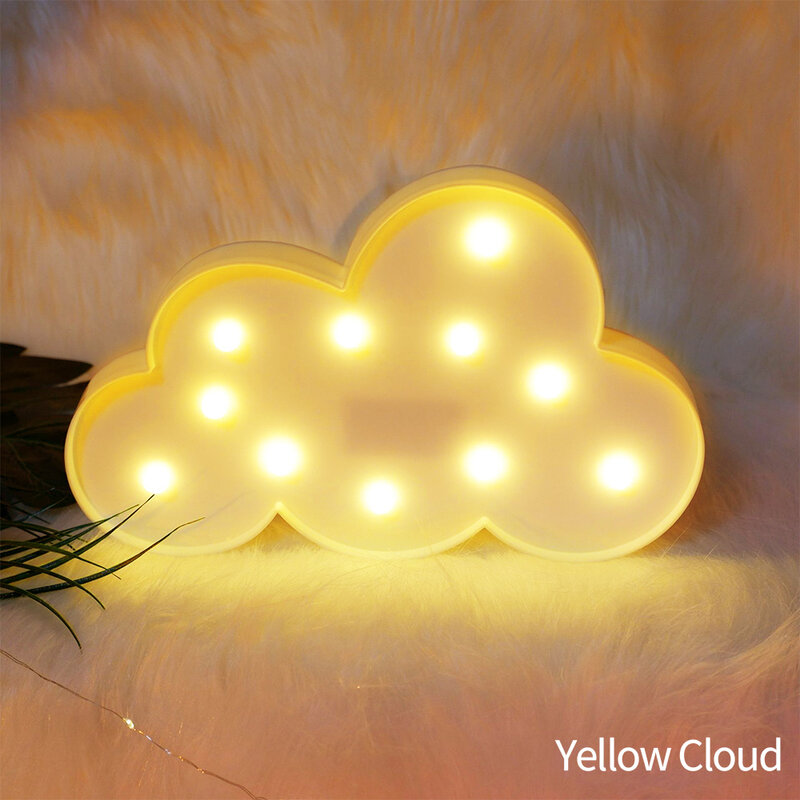 Chmura LED 3D Cartoon oświetlenie nocne słodkie dzieci dzień dziecka prezent zabawka na dekoracja do sypialni dla dziecka lampa kryty piękne oświetlenie