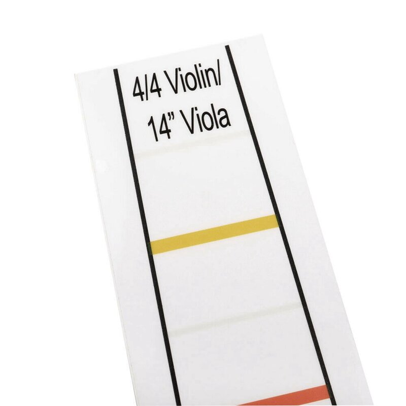 4/4 Viool Fretboard Sticker Toets Marker Viool Leren Noot Grafiek Tape 4 Stuks