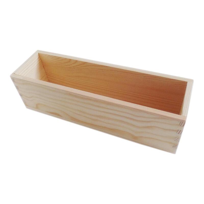 42OZ mydła bochenek drewniany pudełko, DIY ciasto i świeca chlebowa wysokiej jakości drewniana