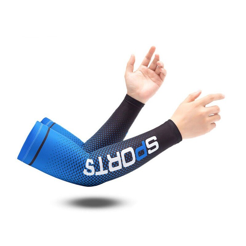 ถุงมือยาว Sun UV Protection ป้องกันมือแขนแขนผ้าไหมครีมกันแดดแขนแขนกลางแจ้ง Cool Sport แขน