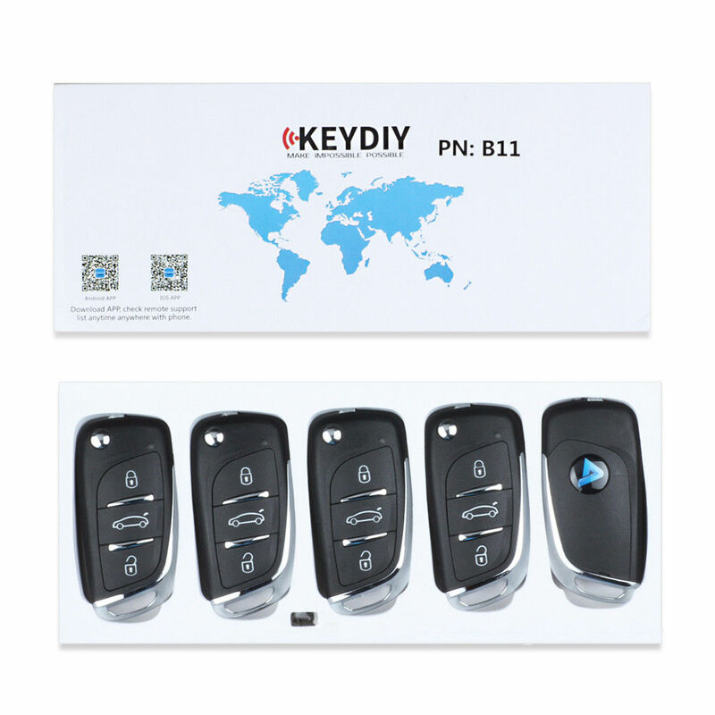 5 pz universale Keydiy serie B chiave a distanza KD B11 2/3 pulsanti B11-2 B11-3 telecomando per auto per chiave auto KD900/KD-X2/mini KD