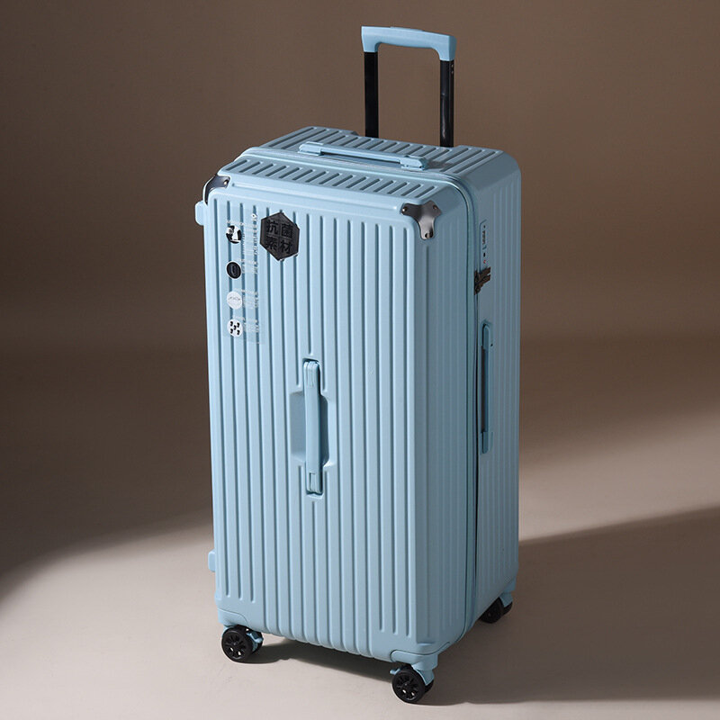 Дорожный чемодан для мужчин и женщин, вместительный чемодан с ручками и универсальным тормозом, 32 дюйма, с паролем, для студентов