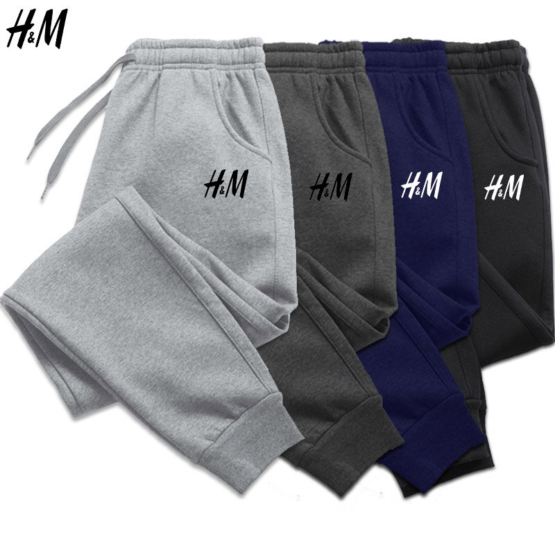 HM-Calça esportiva casual masculina, Harajuku corda de puxar rua, tendência de corrida esportiva, nova moda primavera e outono